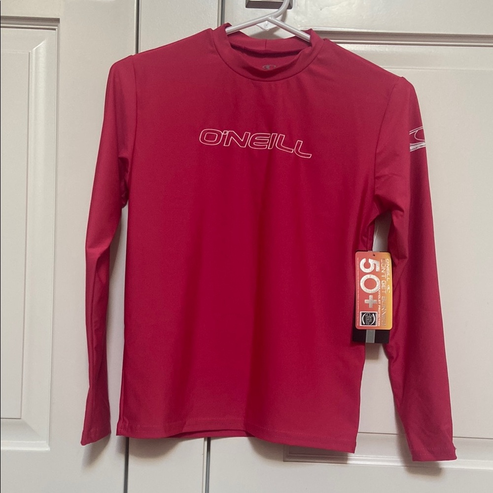 O'Neill Girls Pink Rash guard